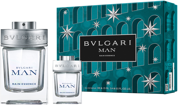 Bvlgari Man Rain Essence Set = EdP Nat Spray 100 ml + EdP Nat. Spray 15 ml