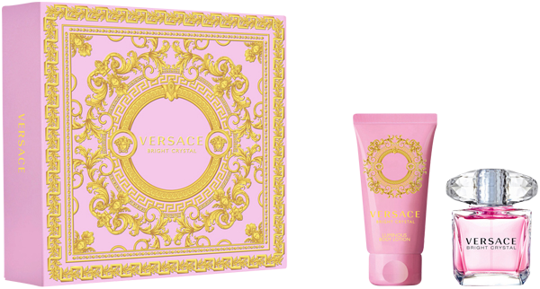 Versace Bright Crystal Set = EdT Nat. Spray 30 ml + Body Lotion 50 ml