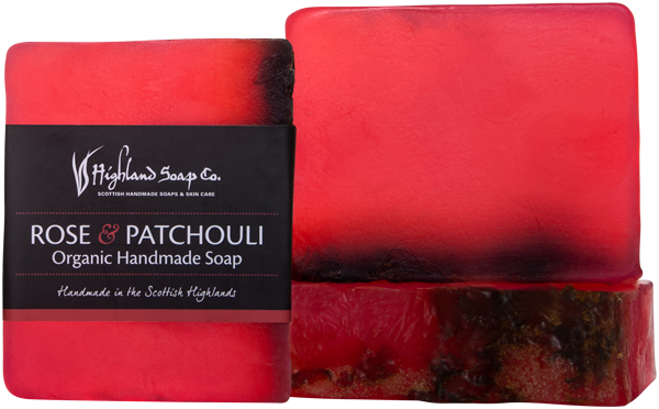 Highland Soap Organic Glycerine Soap 150g Rose & Patchouli