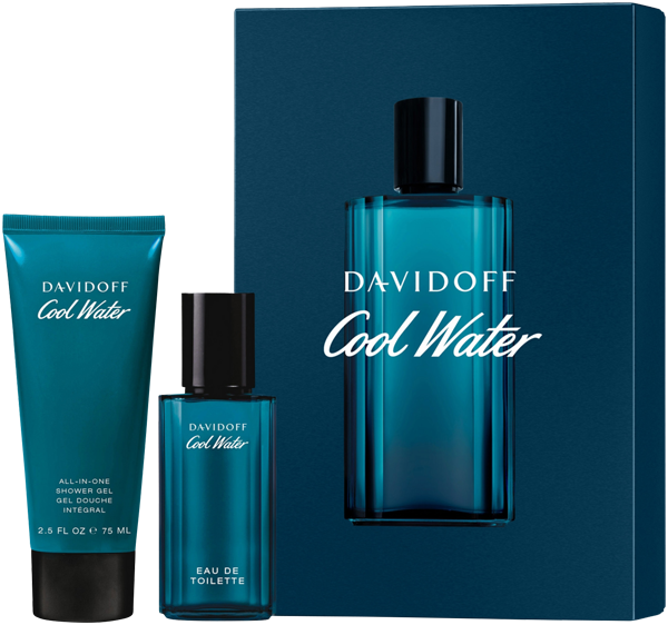 Davidoff Cool Water Set = EdT Nat. Spray 40 ml + Shower Gel 75 ml