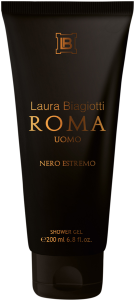 Laura Biagiotti Roma Uomo Nero Estremo Shower Gel