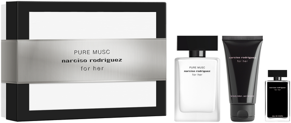 Narciso Rodriguez For Her Pure Musc Set EdP 50ml, Bodylotion 50ml, +  Mini