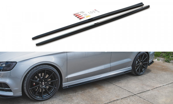 Seitenschweller Ansatz V.2 passend für Audi S3 / A3 S-Line Sedan 8V...