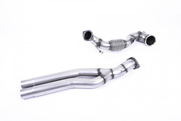 Milltek SSXAU727 Large-bore Downpipe and De-cat - Audi RS3 Saloon ...