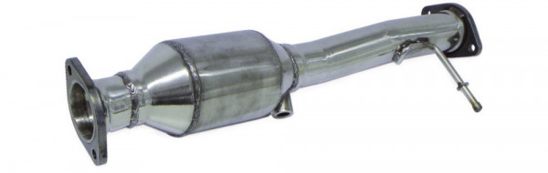 HJS-Downpipe Ford Focus RS 2.5, ø70 mm, 200 cpi Sportkat, Unterteil...