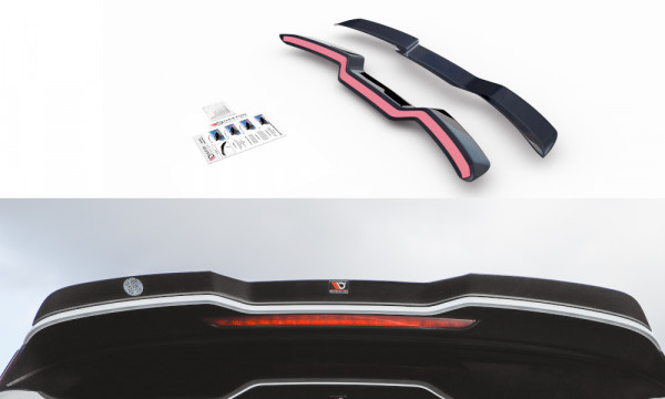 Spoiler CAP V.3 passend für Audi RS3 8V / 8V FL Sportback schwarz H...