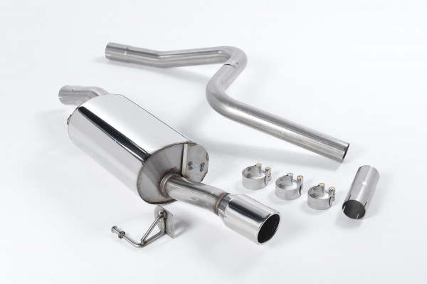 Milltek SSXFD018 Cat-back Single 90mm Jet - Ford Fiesta Mk6 ST 150 ...