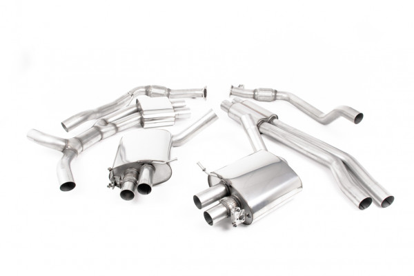 Milltek SSXAU750 Cat-back - Audi RS4 B9 2.9 V6 Turbo Avant (Non OP...