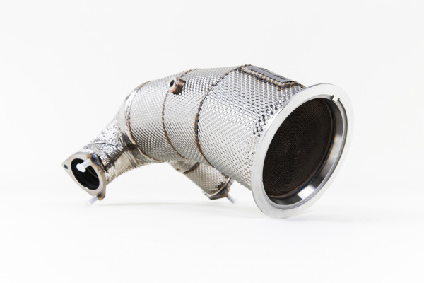 Milltek SSXAU725 HJS Tuning ECE Downpipes  - Audi S4 3.0 Turbo V6 B...