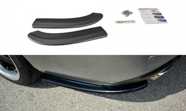 Heck Ansatz Flaps Diffusor für Mazda 6 GJ (Mk3) Wagon schwarz Hochg...