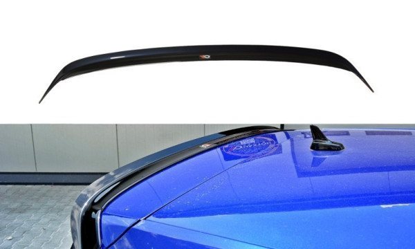 Spoiler CAP für V.2 Volkswagen Golf 7 R/GTI Facelift schwarz Hochg...