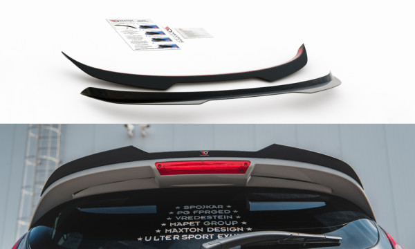 Spoiler CAP passend für Ford Fiesta 7 ST Black and White Edition Fa...