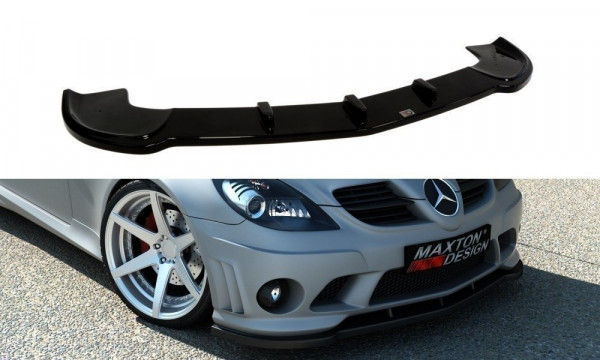 Front Ansatz für MERCEDES SLK R171 (FÜR ME-SLK-R171-AMG204-F1) schw...