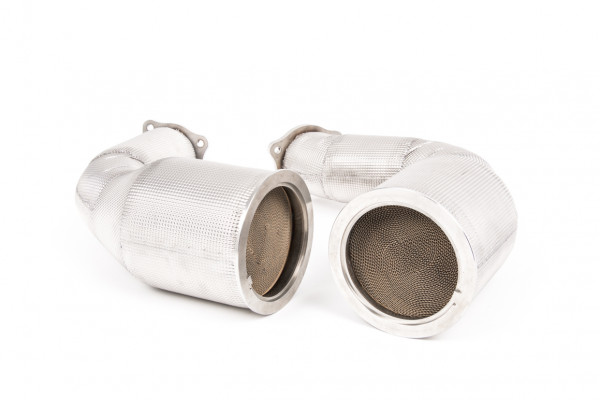 Milltek SSXAU819 Hi-Flow Sports Cats - Audi RS4 B9 2.9 V6 Turbo Av...