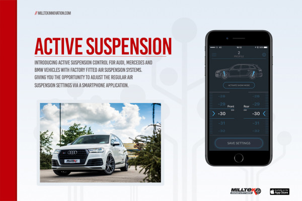 Milltek SSXAU669 Active Suspension Control - Audi Q7 3.0TDI (218 &...