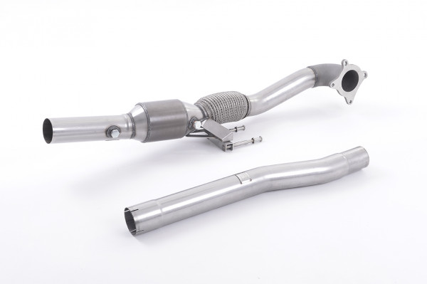 Milltek SSXAU200R Cast Downpipe with Race Cat - Audi A3 2.0T FSI q...