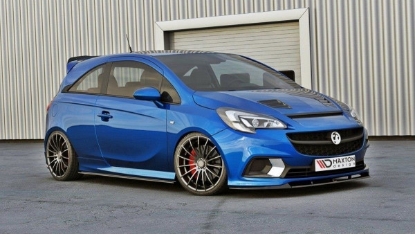 Seitenschweller für Ansatz Cup Leisten OPEL CORSA E OPC/VXR schwarz...
