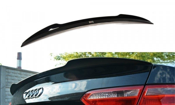 Spoiler CAP für Audi S5 / A5 / A5 S-Line 8T / 8T FL Coupe schwarz H...