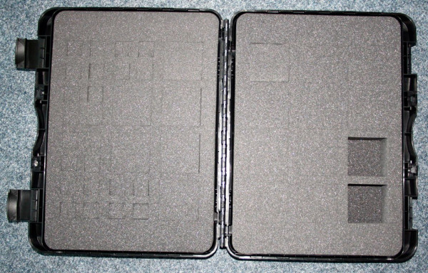 DimSport Aufbewahrungs-Koffer für Tastköpfe, Hartschale mit Schaume...