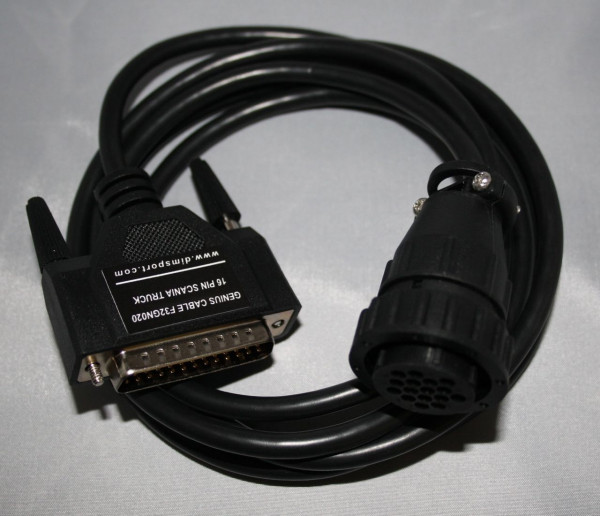 DimSport LKW + Marine Programmierkabel für Scania, 16-polig, F32GN020