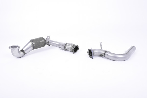 Milltek SSXFD237 Cast Downpipe with Race Cat  - Ford Fiesta Mk8 1.0...