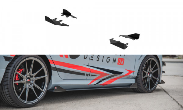 Side Front Stoßstangen Racing Flaps passend für Ford Fiesta Mk8 ST ...