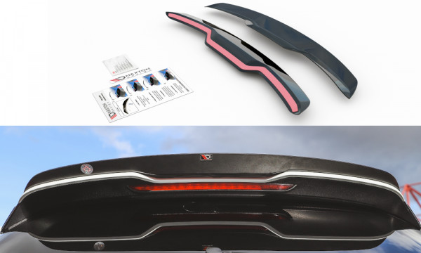 Spoiler CAP V.2 passend für Audi RS3 8V / 8V FL Sportback schwarz H...