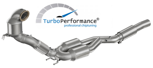 HJS Downpipe VW Golf 8 R, Audi A3 IV / Q2 / TT III/TT S III/SQ2, Cu...