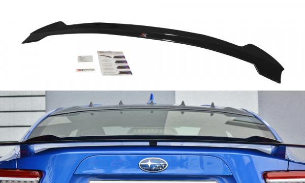 Spoiler CAP für V.2 SUBARU BRZ/ TOYOTA GT86 FACELIFT schwarz Hoch...