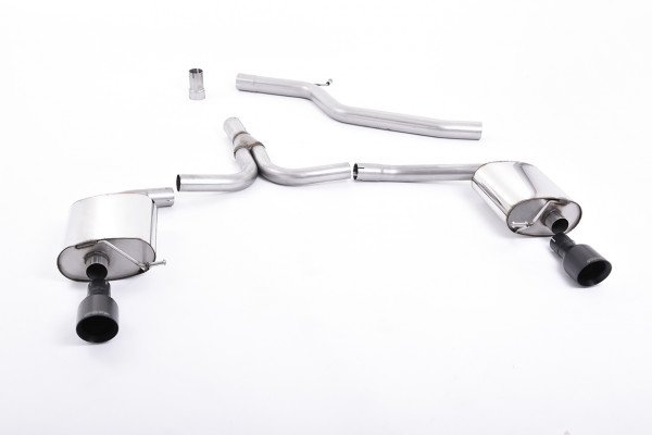 Milltek SSXAU437 Cat-back 100mm GT100B - Audi A5 Coupé 2.0 TDi (200...