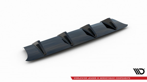 Diffusor Heck Ansatz passend für Audi S3 8V FL Hatchback schwarz Ho...