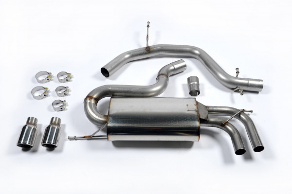 Milltek SSXVW147 Cat-back Twin 80mm Jet - Seat Leon FR 2.0 T FSI 20...