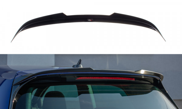 Spoiler CAP V.2 passend für Volkswagen Golf 7 R/GTI Facelift schwa...