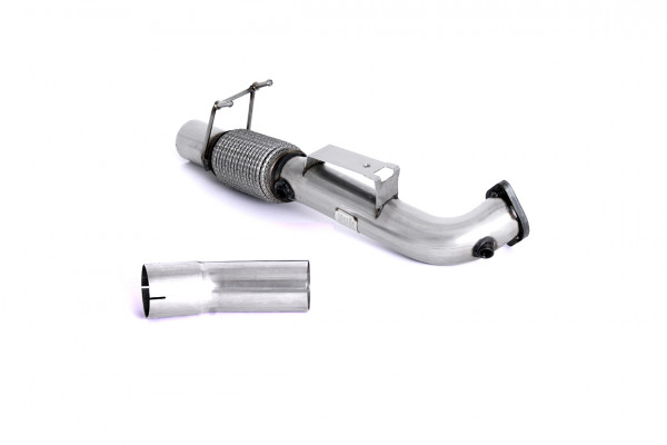 Milltek SSXFD195 Large-bore Downpipe and De-cat 76.2 - Ford Focus M...