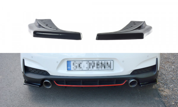 Heck Ansatz Flaps Diffusor passend für HYUNDAI I30 Mk3 N schwarz H...