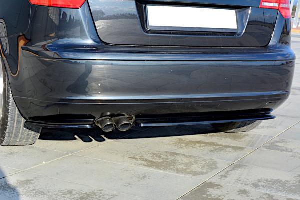Splitter / Diffusor Heck Ansatz passend für Audi A3 Sportback 8P / ...