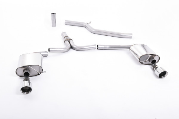 Milltek SSXAU270 Cat-back GT100 - Audi A4 3.0 TDi B8 quattro Saloon...