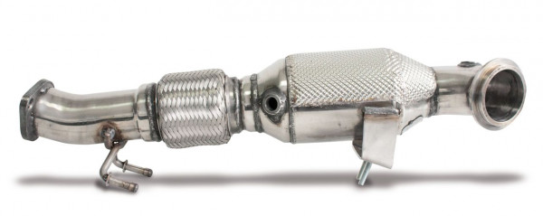 HJS-Downpipe Ford Focus ST 2.0, EURO 5/6, ø70 mm, 200 cpi Sportkat,...