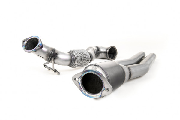 Milltek SSXAU726 Large Bore Downpipe and Hi-Flow Sports Cat - Audi...