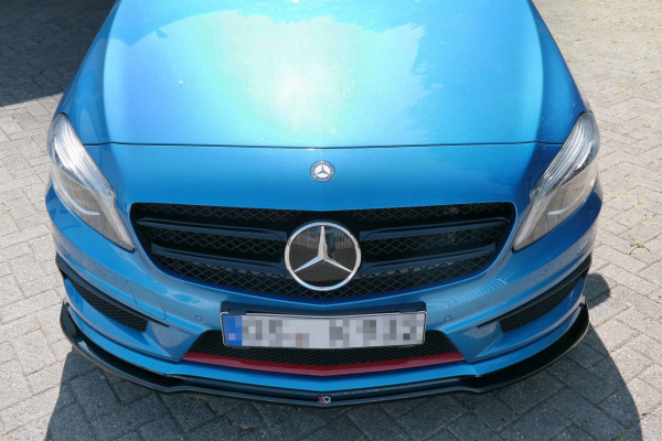 Front Ansatz passend für Mercedes W176 AMG-LINE vor Facelift schwar...