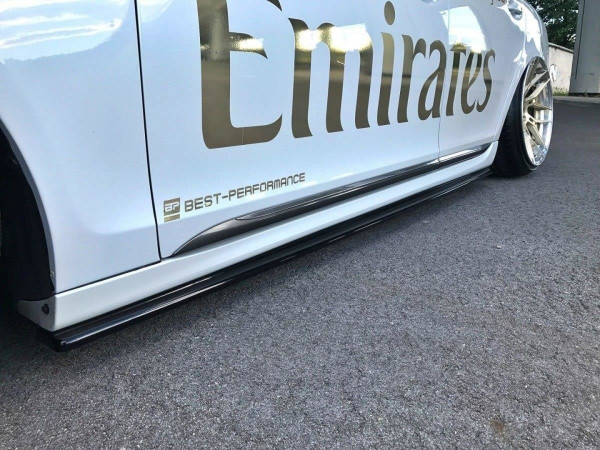 Seitenschweller Ansatz passend für Lexus GS 300 Mk3 Facelift schwar...