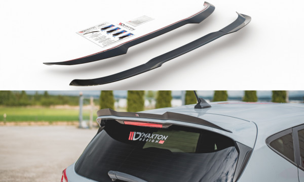 Spoiler CAP V.3 passend für Ford Fiesta Mk8 ST / ST-Line schwarz Ho...