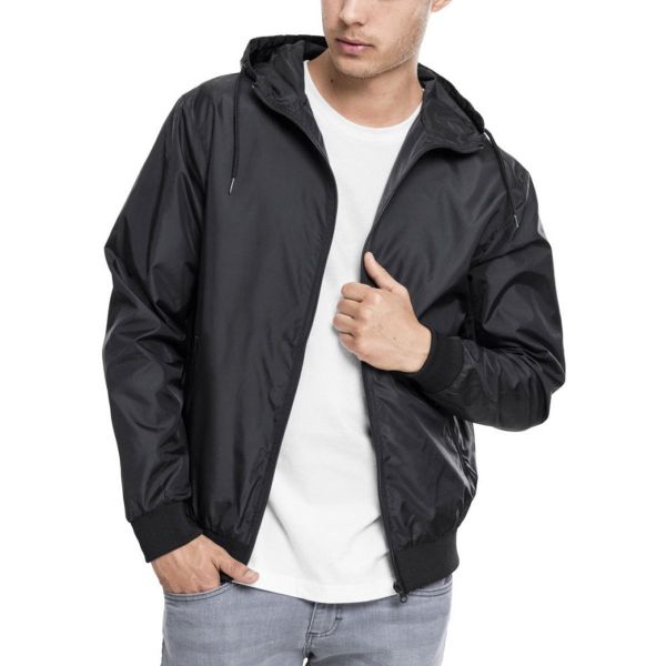 Urban Classics - WINDBREAKER schwarz