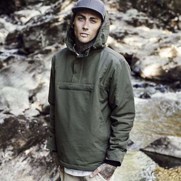 Urban Classics - PADDED Pull-Over Winterjacke Windbreaker