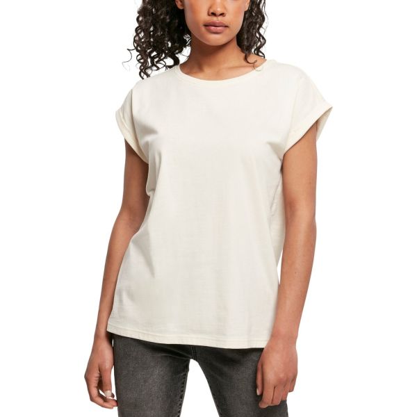 Urban Classics Ladies - Organic Extended Shoulder Long Shirt
