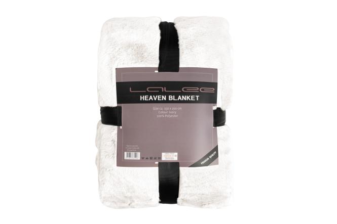 150x200 Kuscheldecke HEAVEN HEB 800 von Lalee ivory