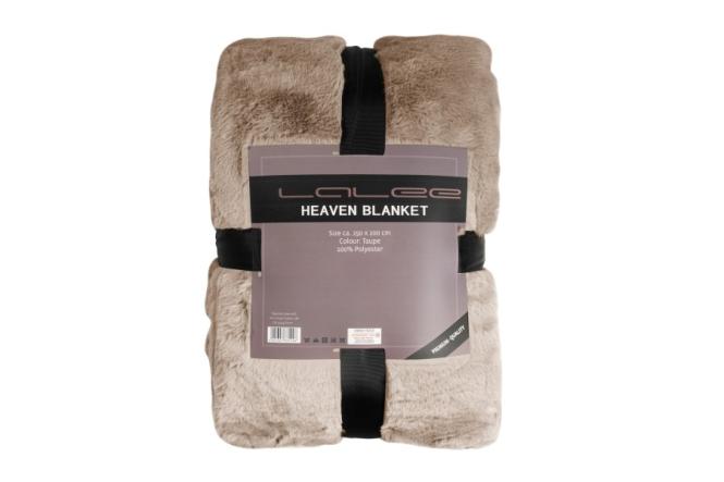 150x200 Kuscheldecke HEAVEN von Lalee Taupe