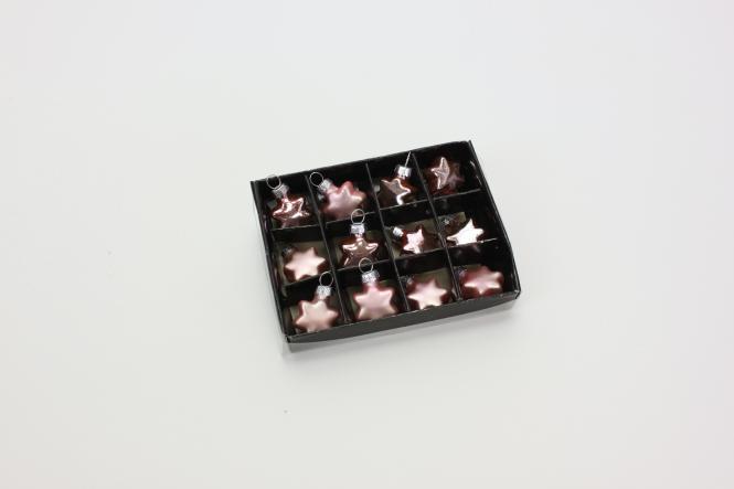Baumschmuck STERNE im Box 12tlg von Werner Voss Nude Rose