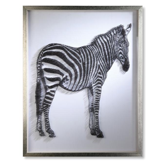Bild Gemälde Zebra Design 80 cm x 100 cm