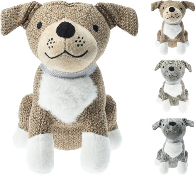 TÜRSTOPPER HUND 27 x 19 x 26 cm 1 Stück 3 Sorten unsortiert Grau, Weiß, Beige